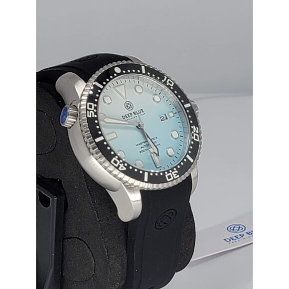 Deep Blue Matte Ice Blue Dial Master 1k Automatic 44mm Diver - Picture 4 of 10